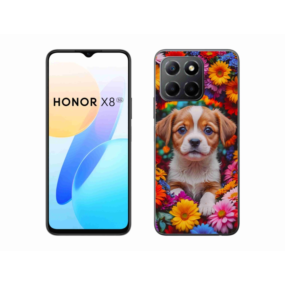 Gélový kryt mmCase na Honor X8 5G/Honor 70 Lite 5G - roztomilé šteňa