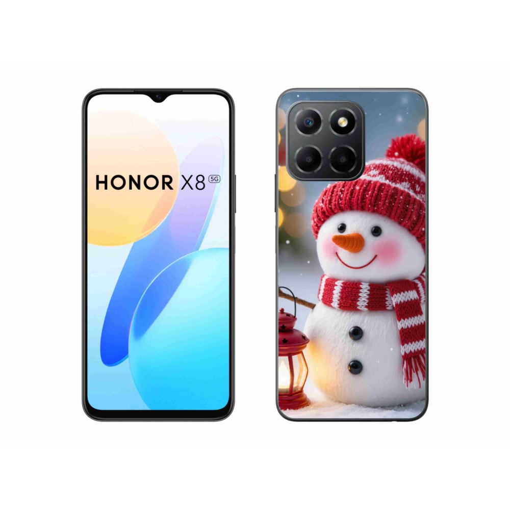 Gélový kryt mmCase na Honor X8 5G/Honor 70 Lite 5G - snehuliak 2