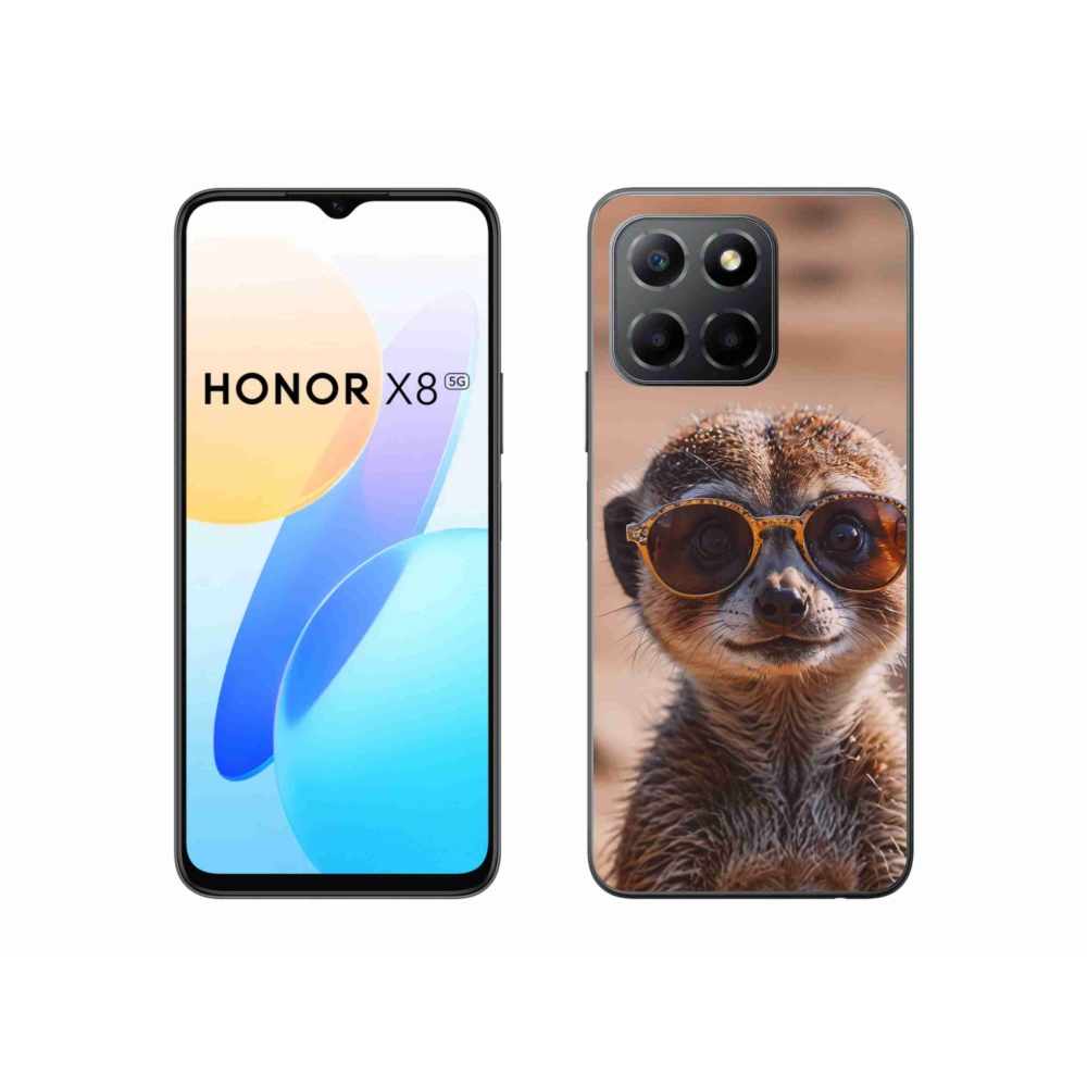Gélový kryt mmCase na Honor X8 5G/Honor 70 Lite 5G - štýlová surikata