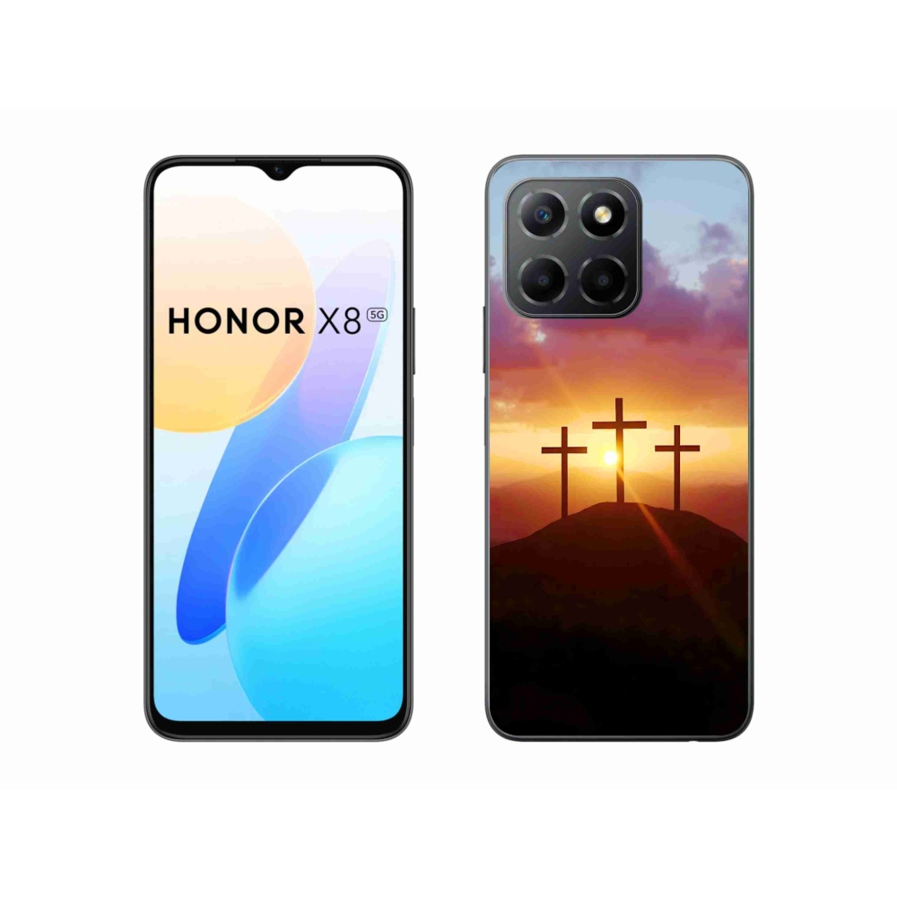 Gélový kryt mmCase na Honor X8 5G/Honor 70 Lite 5G - tri kríža