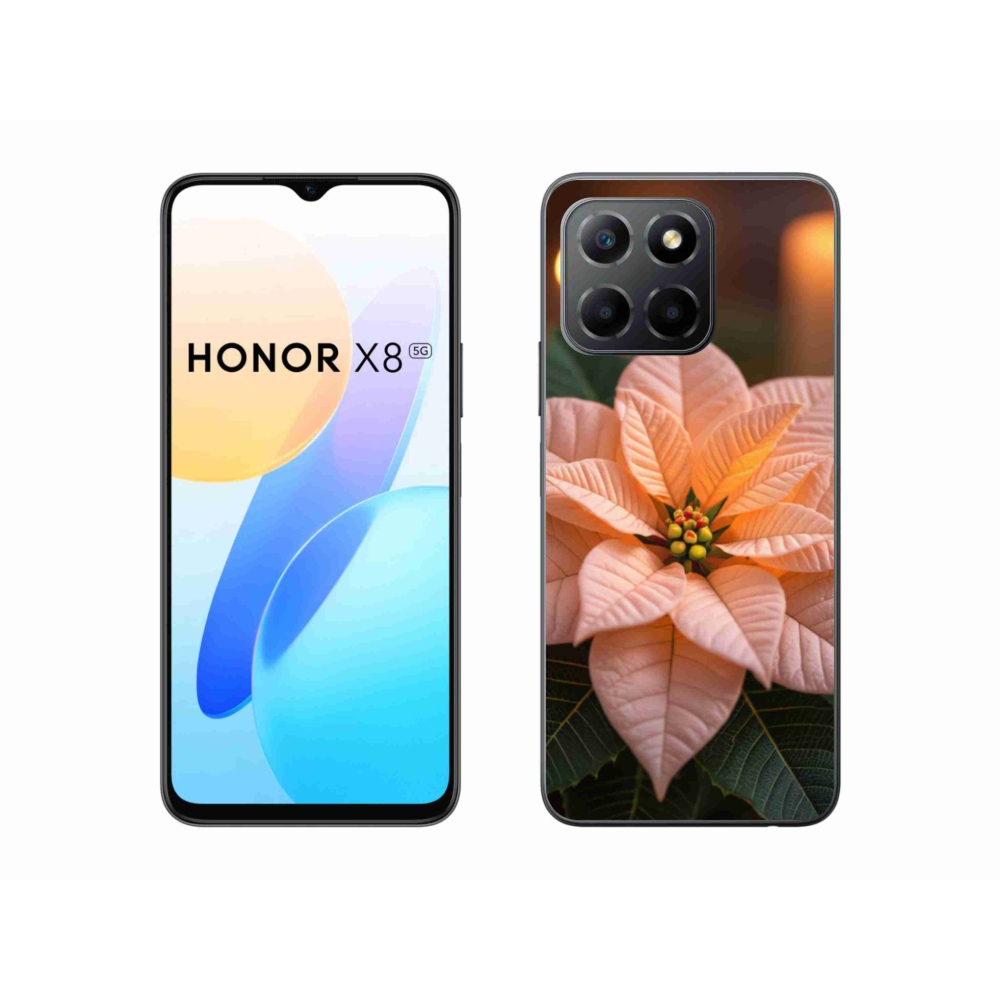 Gélový kryt mmCase na Honor X8 5G/Honor 70 Lite 5G - vianočná hviezda