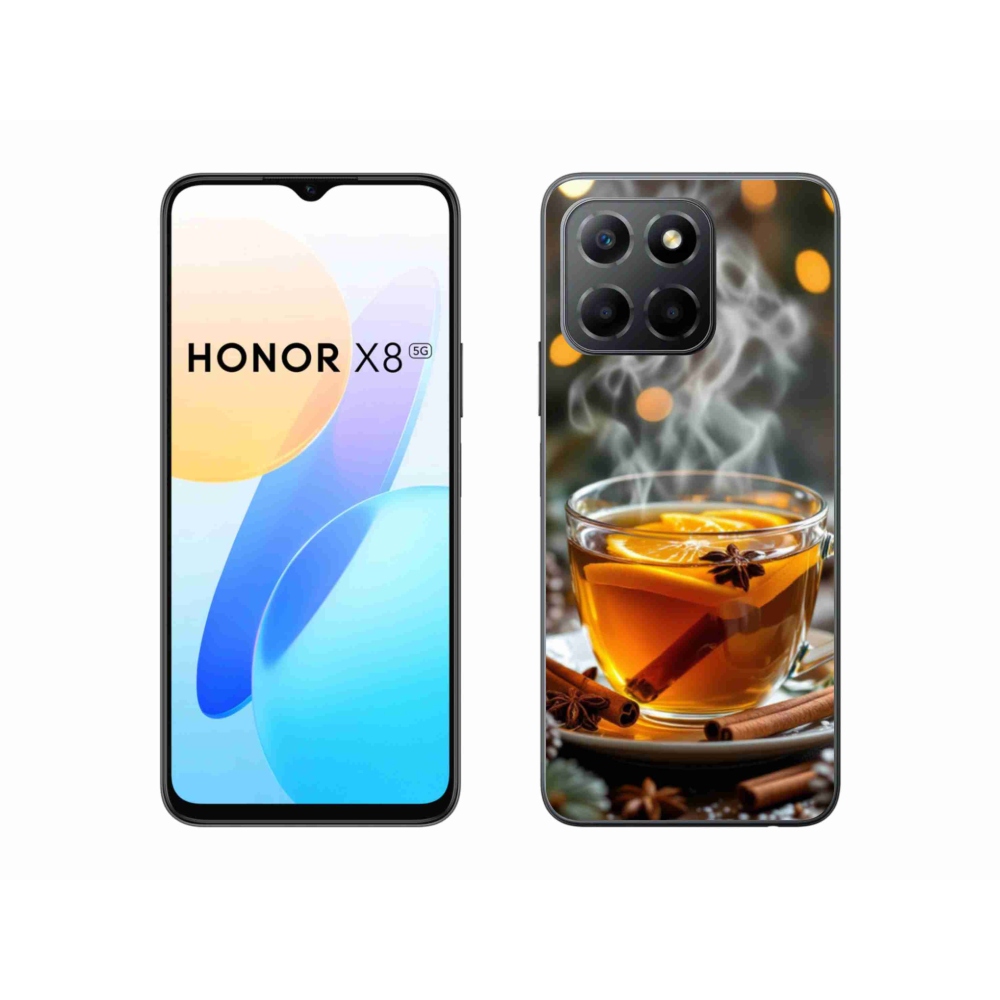 Gélový kryt mmCase na Honor X8 5G/Honor 70 Lite 5G - vianočný punč