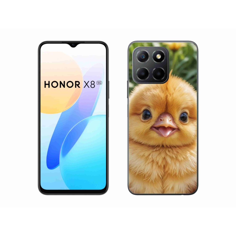 Gélový kryt mmCase na Honor X8 5G/Honor 70 Lite 5G - veselé kuriatko