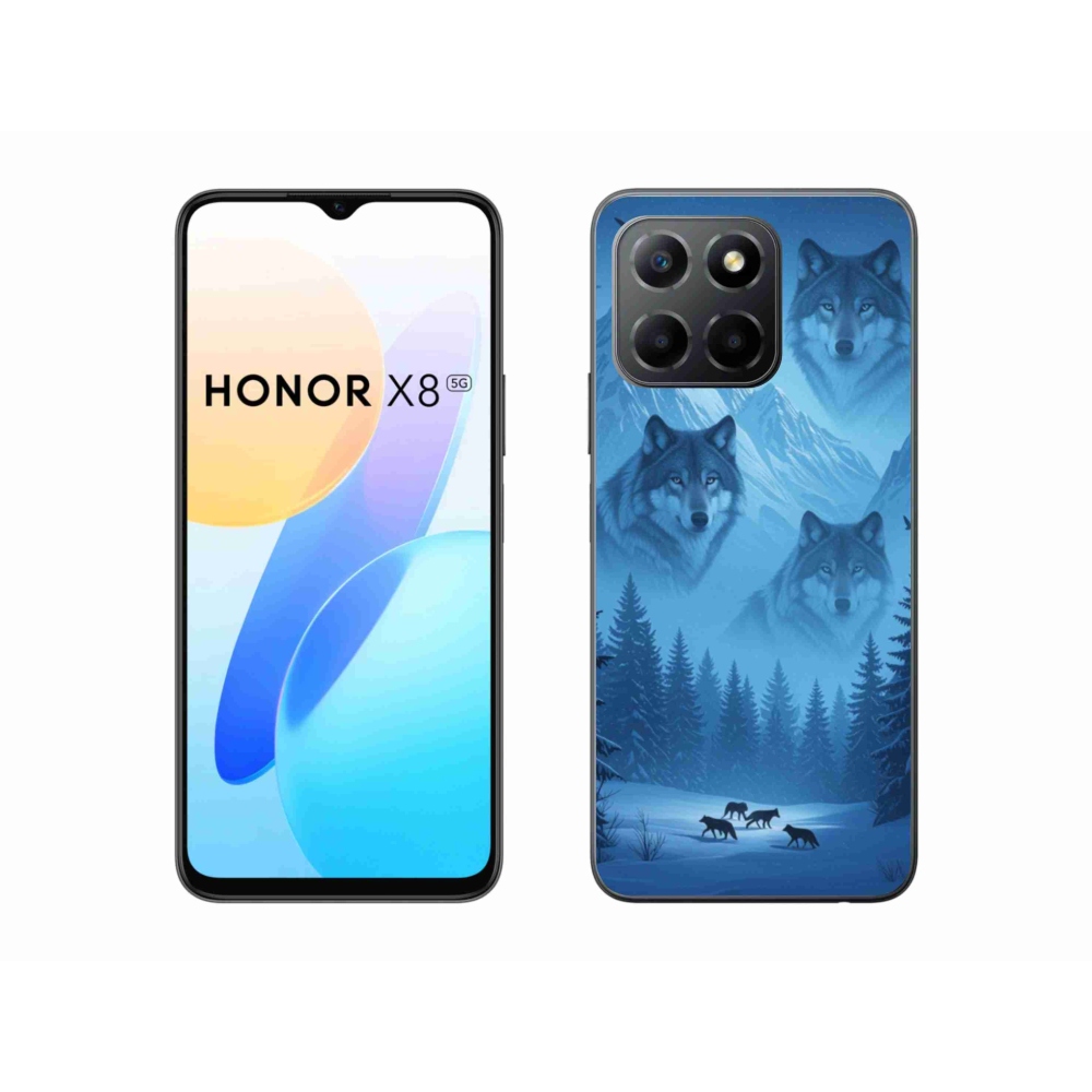 Gélový kryt mmCase na Honor X8 5G/Honor 70 Lite 5G - vlčia svorka