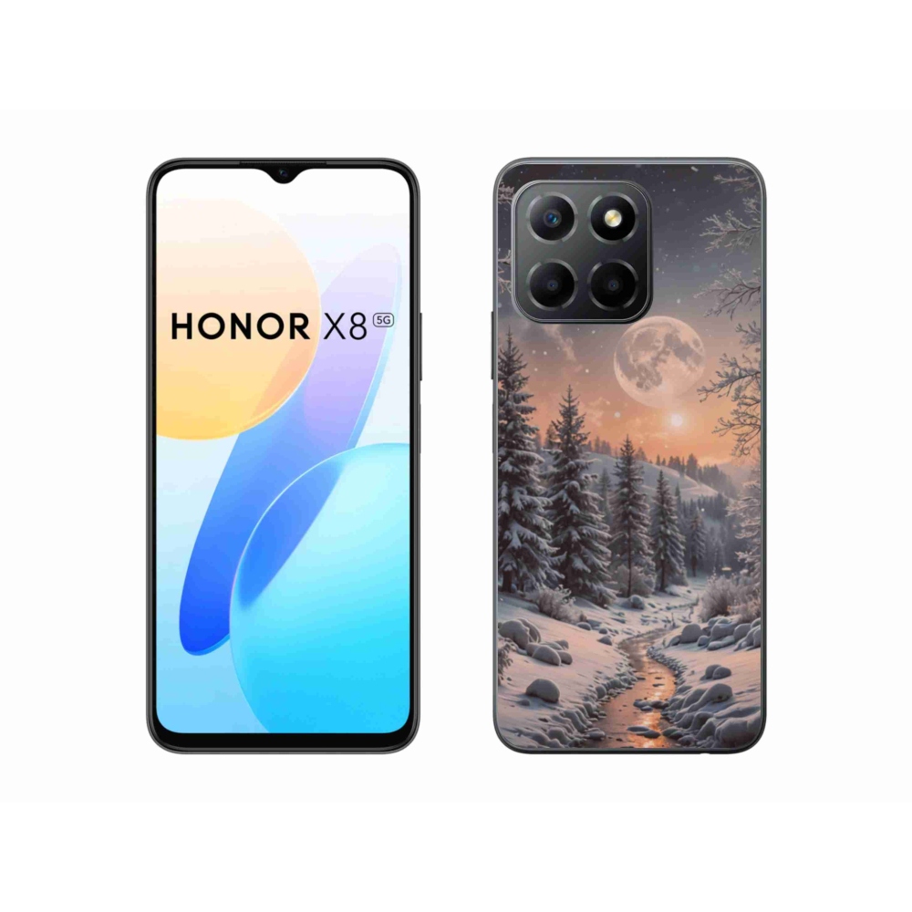 Gélový kryt mmCase na Honor X8 5G/Honor 70 Lite 5G - zimná krajina 2