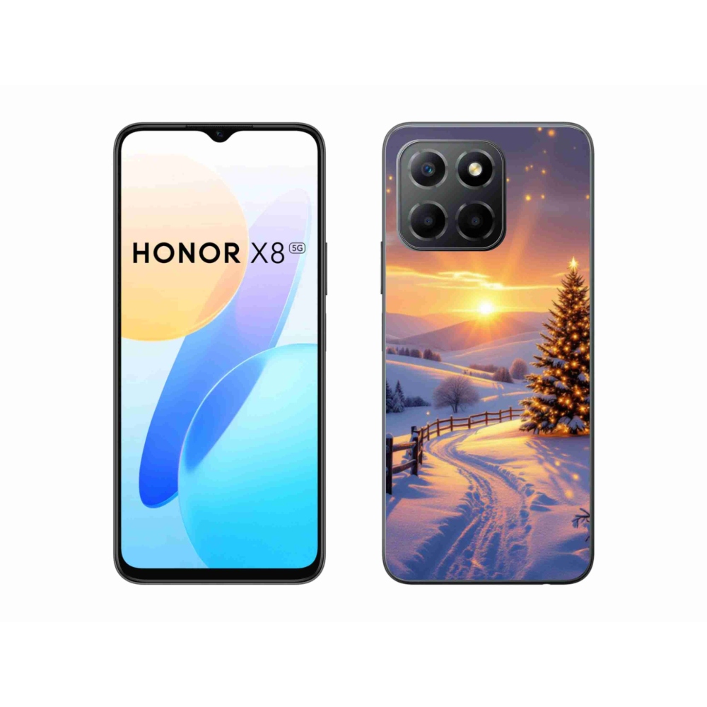 Gélový kryt mmCase na Honor X8 5G/Honor 70 Lite 5G - zimná krajina