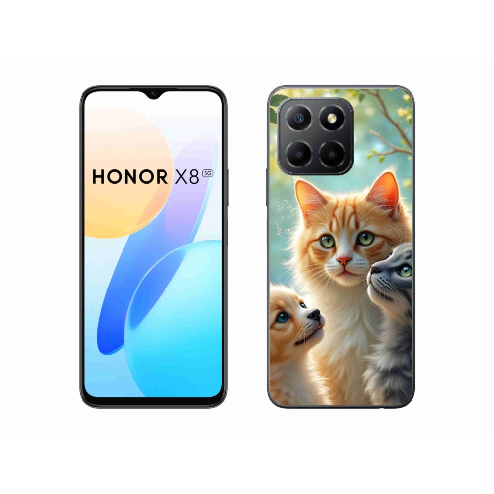 Gélový kryt mmCase na Honor X8 5G/Honor 70 Lite 5G - zvieracie priateľstvo 2