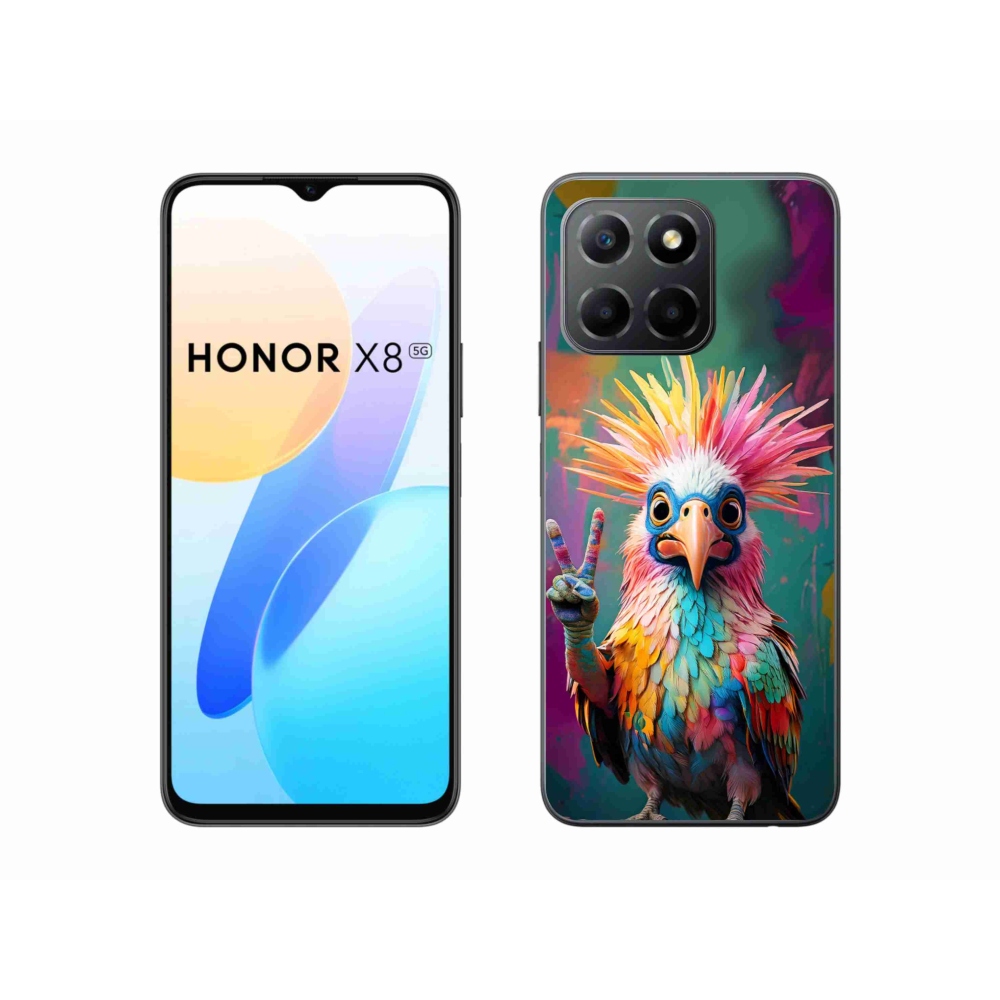 Gélový kryt mmCase na Honor X8 5G/Honor 70 Lite - farebný rebel