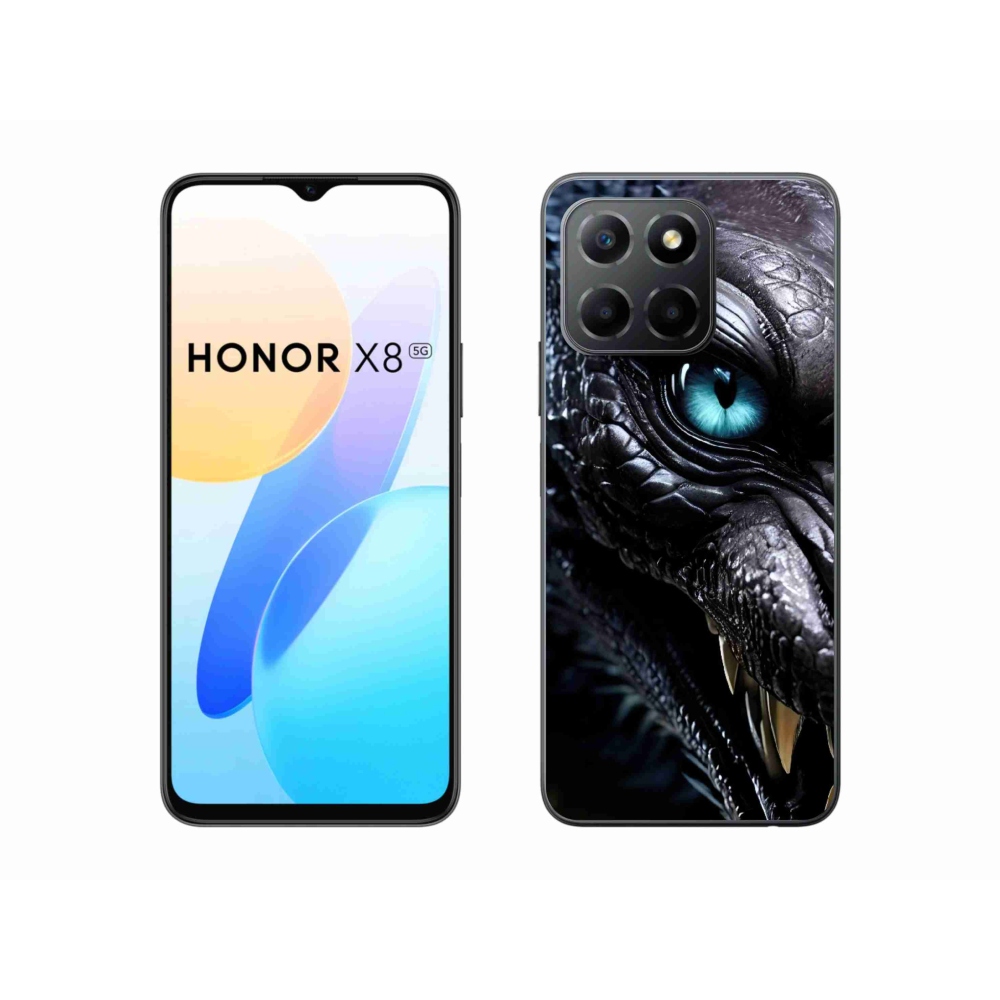 Gélový kryt mmCase na Honor X8 5G/Honor 70 Lite - dračí pohľad