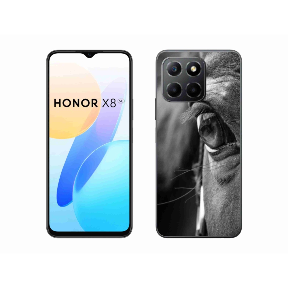 Gélový kryt mmCase na Honor X8 5G/Honor 70 Lite - konský pohľad