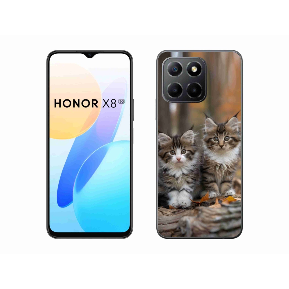 Gélový kryt mmCase na Honor X8 5G/Honor 70 Lite - mačacie duo 3