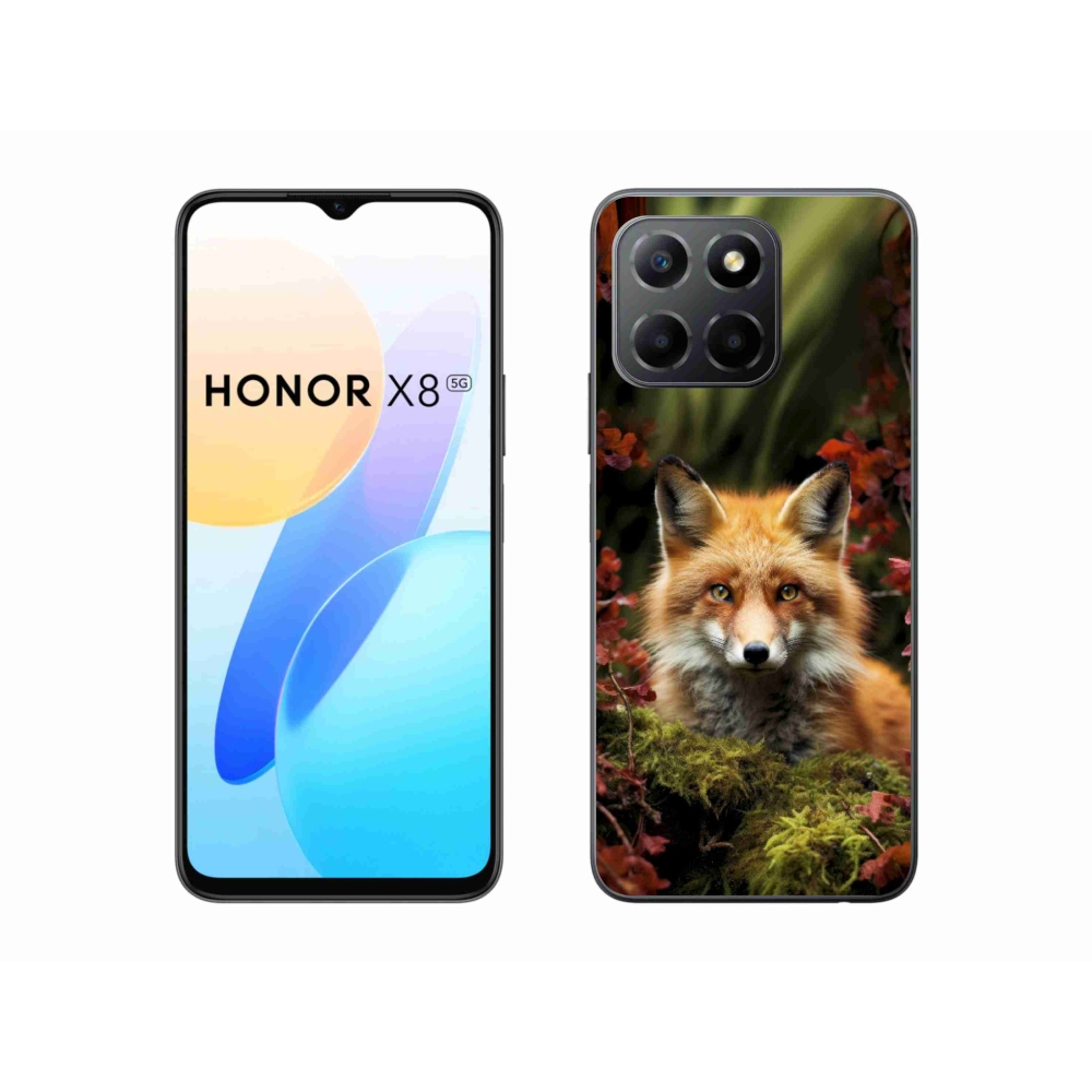 Gélový kryt mmCase na Honor X8 5G/Honor 70 Lite - líška v lese