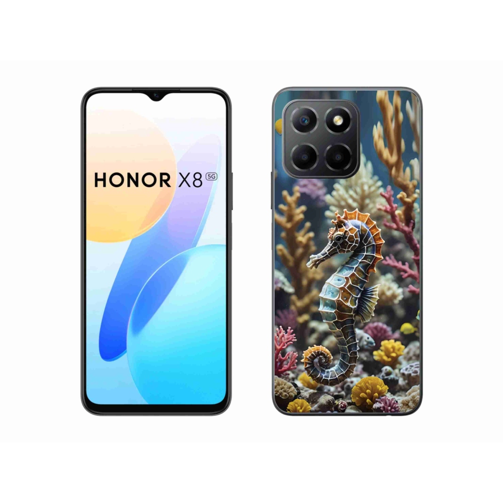 Gélový kryt mmCase na Honor X8 5G/Honor 70 Lite - morský koník 2