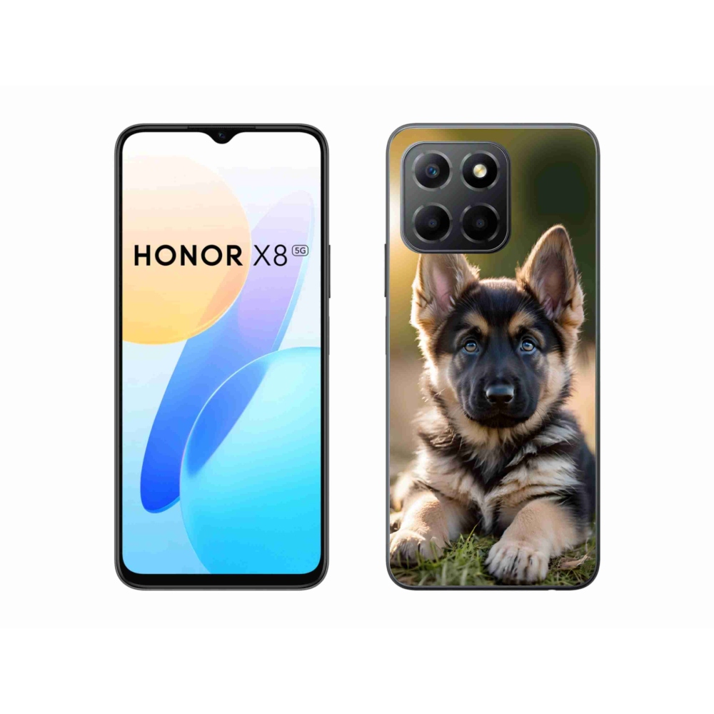 Gélový kryt mmCase na Honor X8 5G/Honor 70 Lite - nemecký ovčiak v prírode