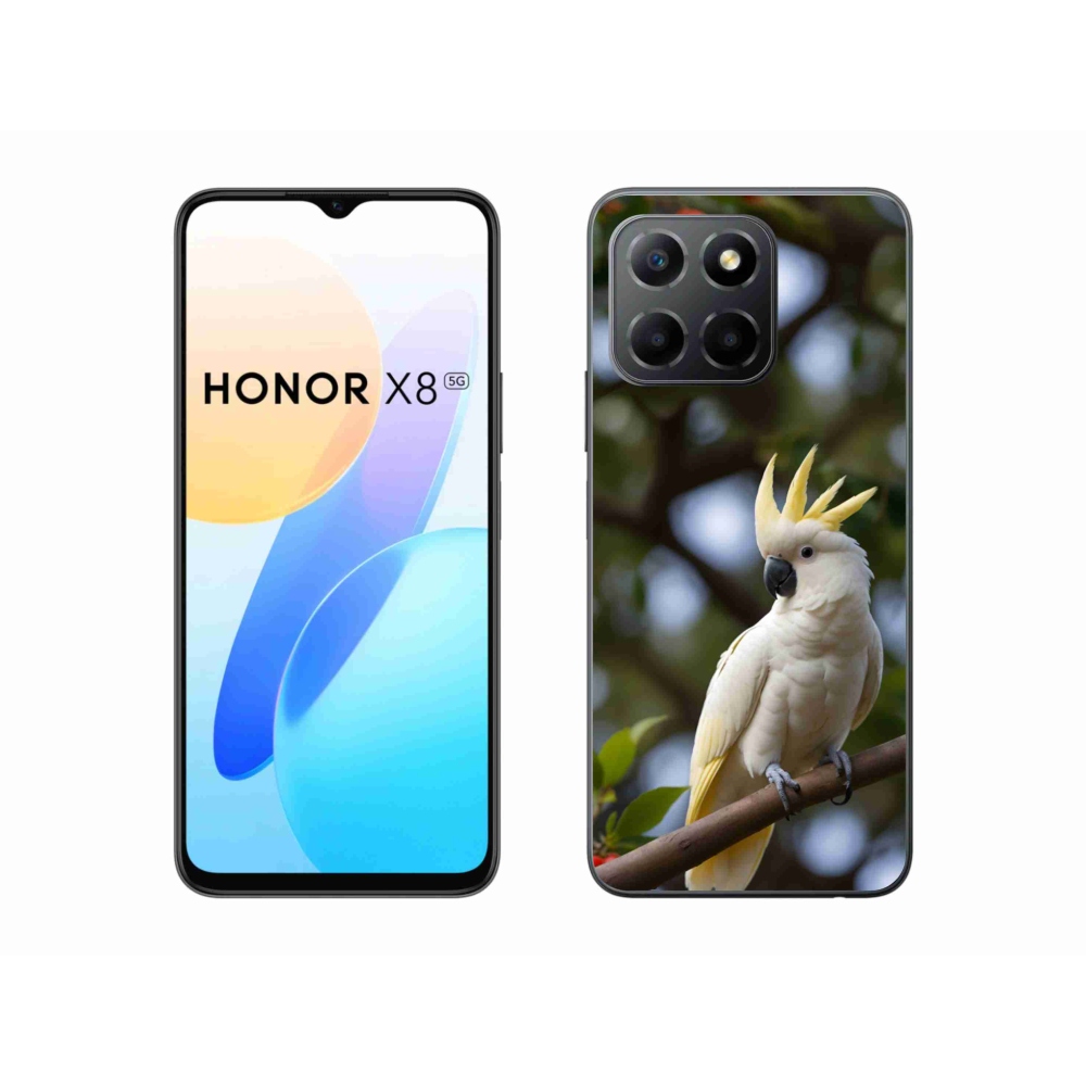Gélový kryt mmCase na Honor X8 5G/Honor 70 Lite - papagáj kakadu 3