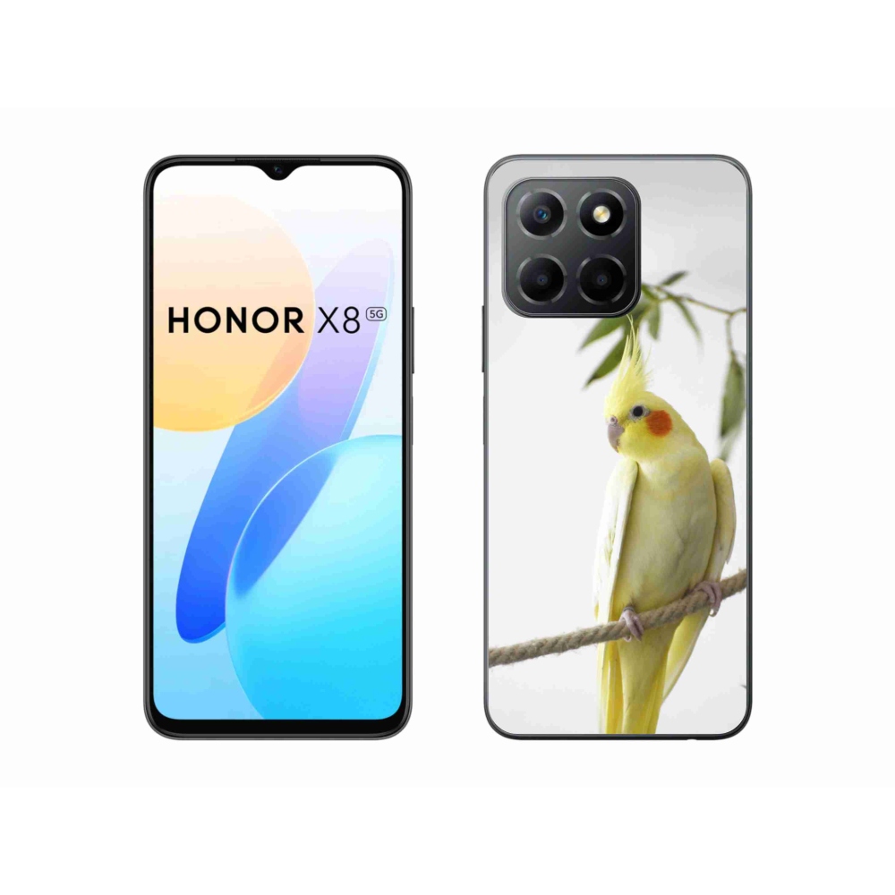 Gélový kryt mmCase na Honor X8 5G/Honor 70 Lite - papagáj korela chocholatá