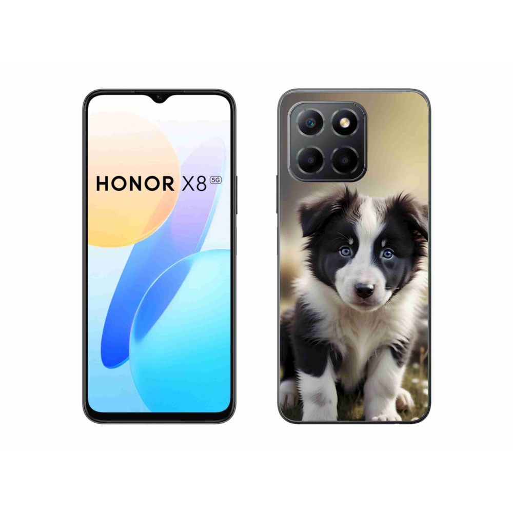 Gélový kryt mmCase na Honor X8 5G/Honor 70 Lite - roztomilá border kólia