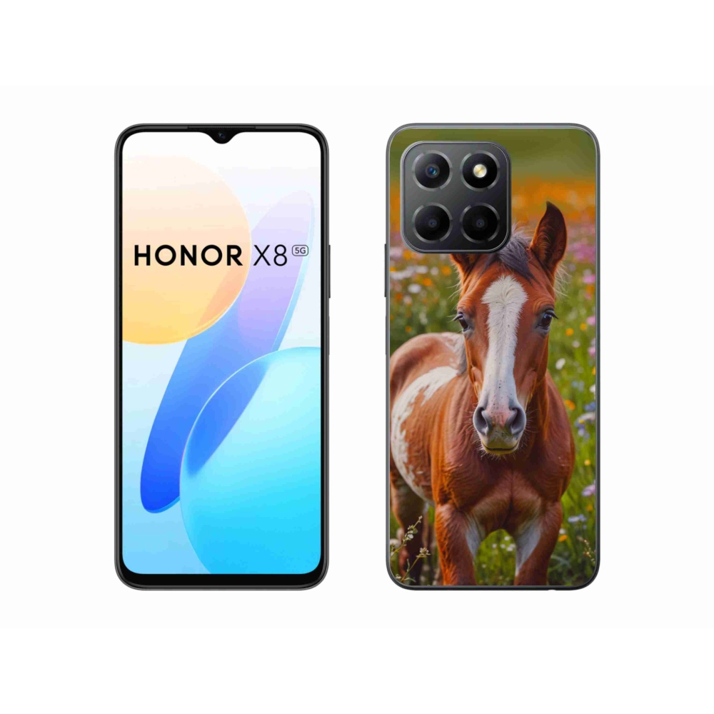 Gélový kryt mmCase na Honor X8 5G/Honor 70 Lite - roztomilé žriebä
