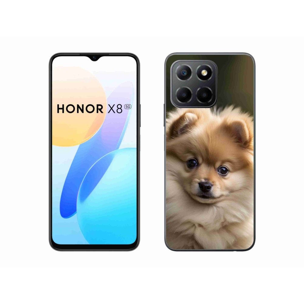 Gélový kryt mmCase na Honor X8 5G/Honor 70 Lite - roztomilý pomeranian 2