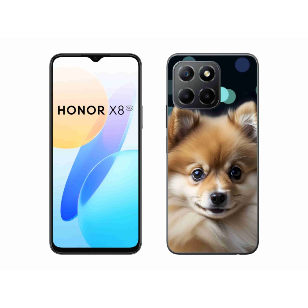 Gélový kryt mmCase na Honor X8 5G/Honor 70 Lite - roztomilý pomeranian