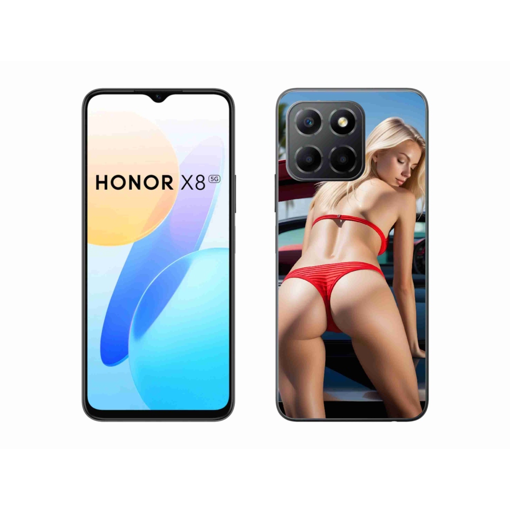Gélový kryt mmCase na Honor X8 5G/Honor 70 Lite - sexy žena 2