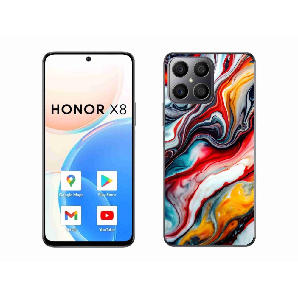 Gélový kryt mmCase na Honor X8 - abstraktný motív 35