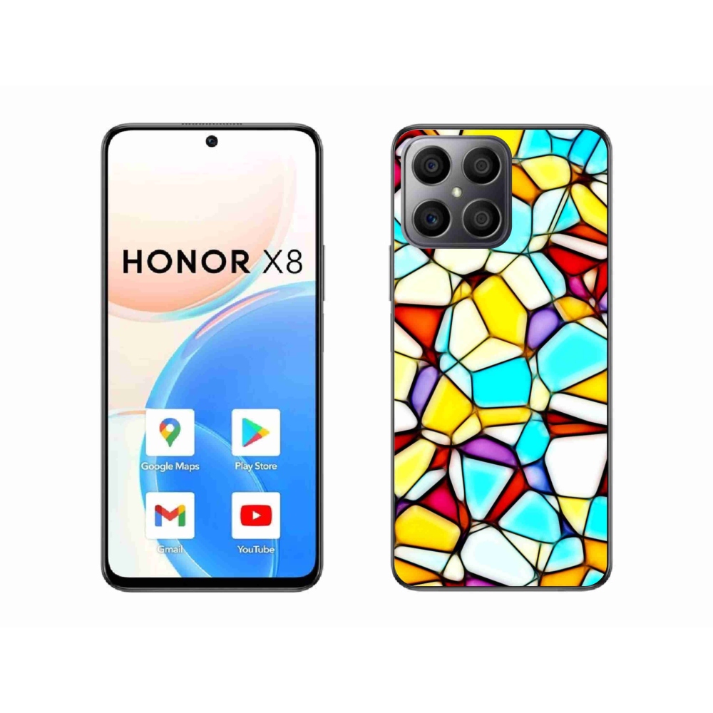 Gélový kryt mmCase na Honor X8 - abstraktný motív 40