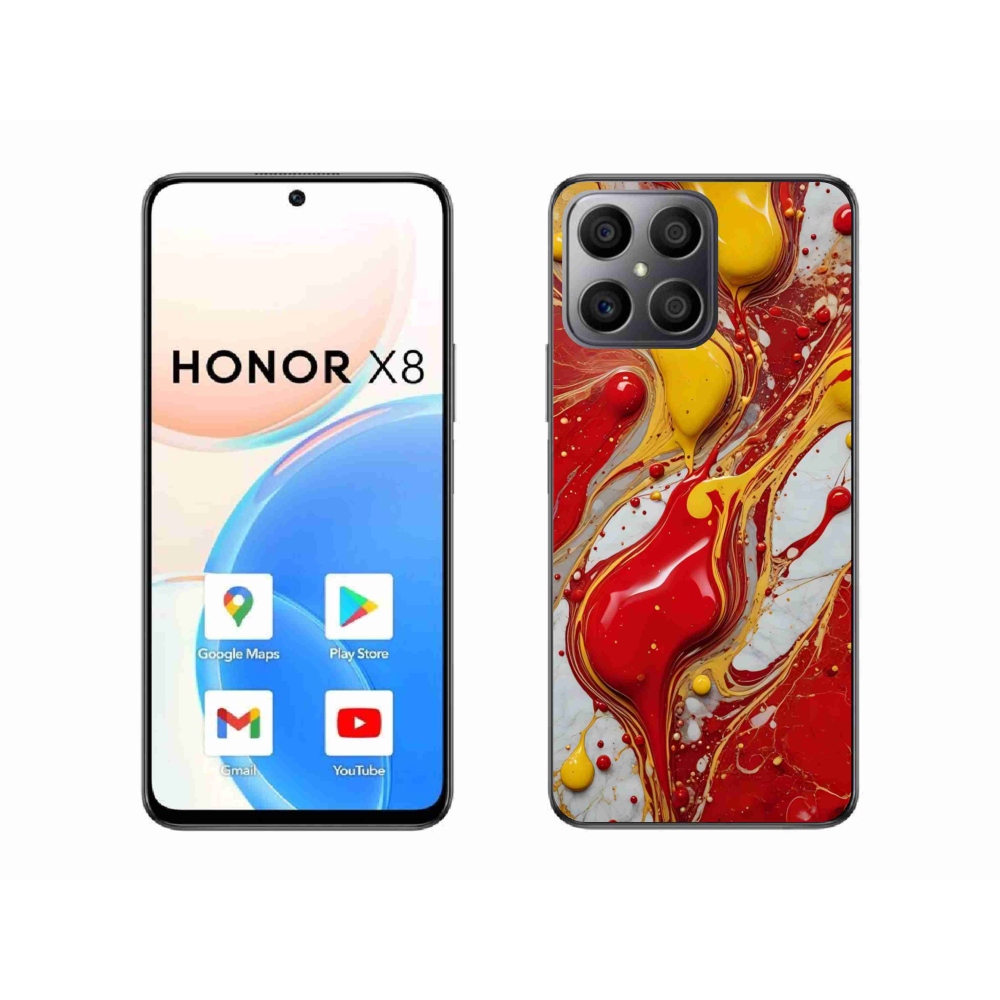Gélový kryt mmCase na Honor X8 - abstraktný motív 42