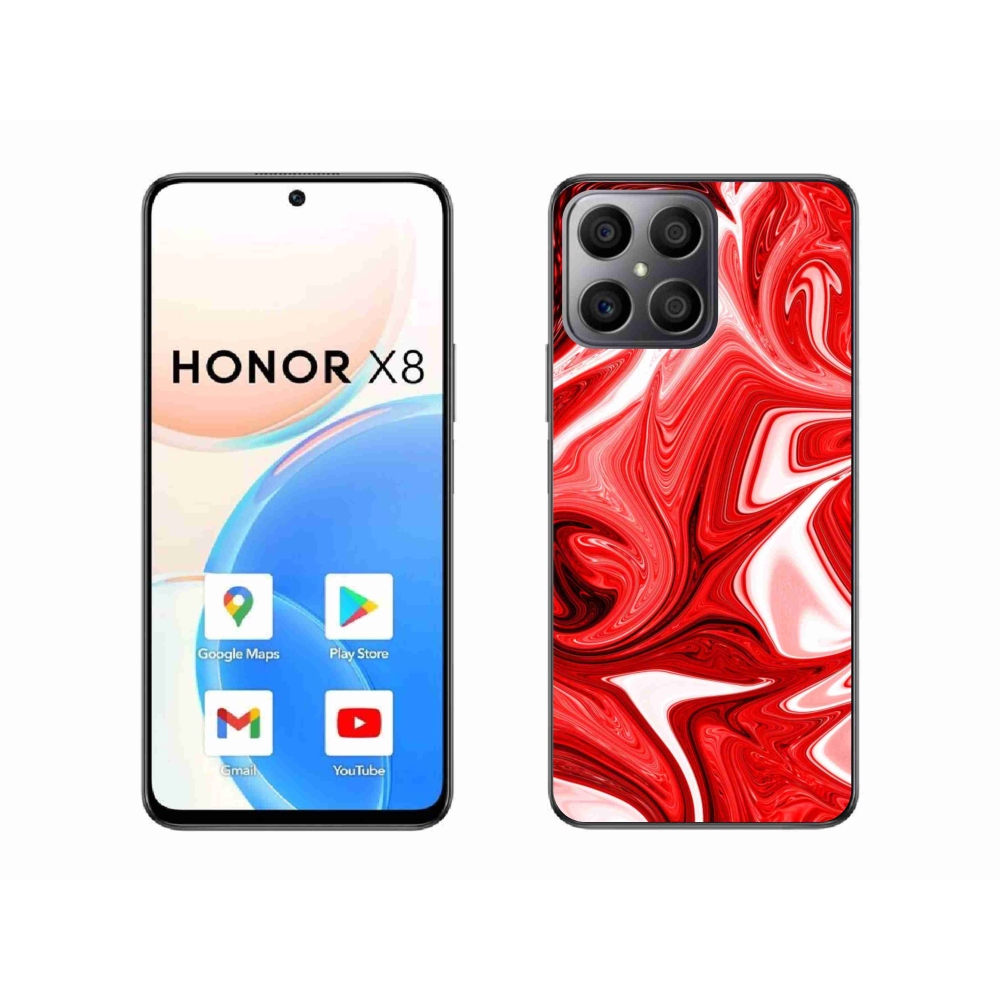 Gélový kryt mmCase na Honor X8 - abstraktný motív 43