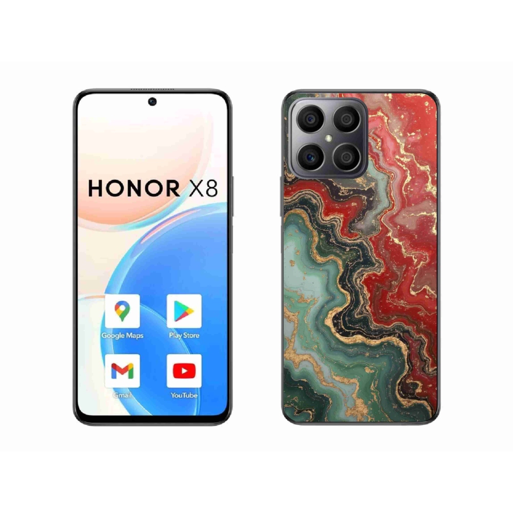 Gélový kryt mmCase na Honor X8 - abstraktný motív 55