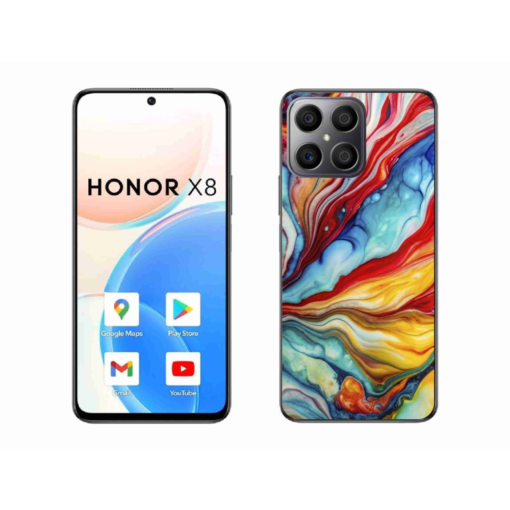 Gélový kryt mmCase na Honor X8 - abstraktný motív 58
