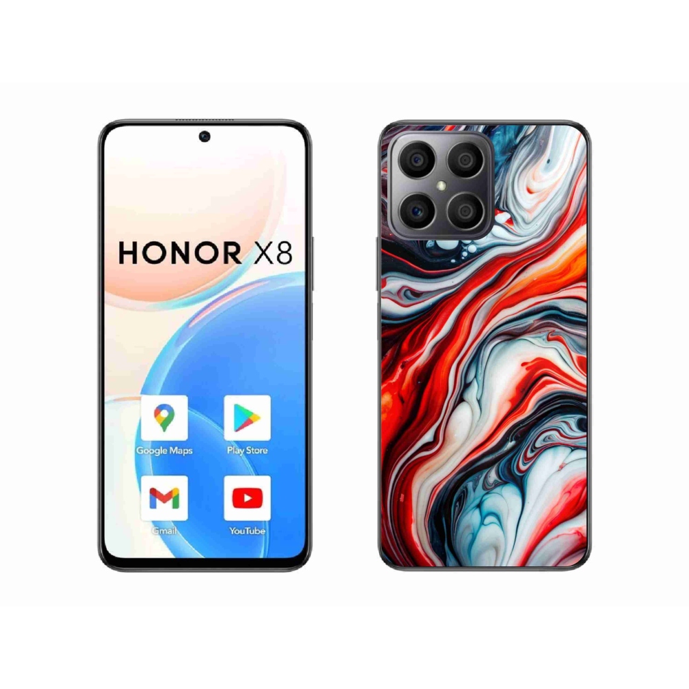 Gélový kryt mmCase na Honor X8 - abstraktný motív 63