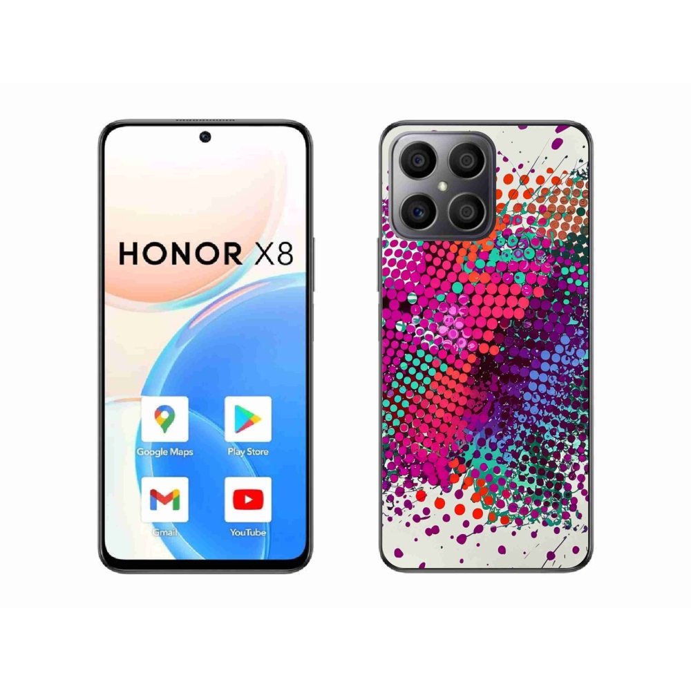 Gélový kryt mmCase na Honor X8 - abstraktný motív 65