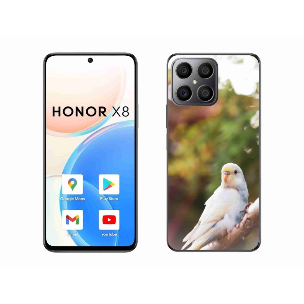 Gélový kryt mmCase na Honor X8 - andulka biela