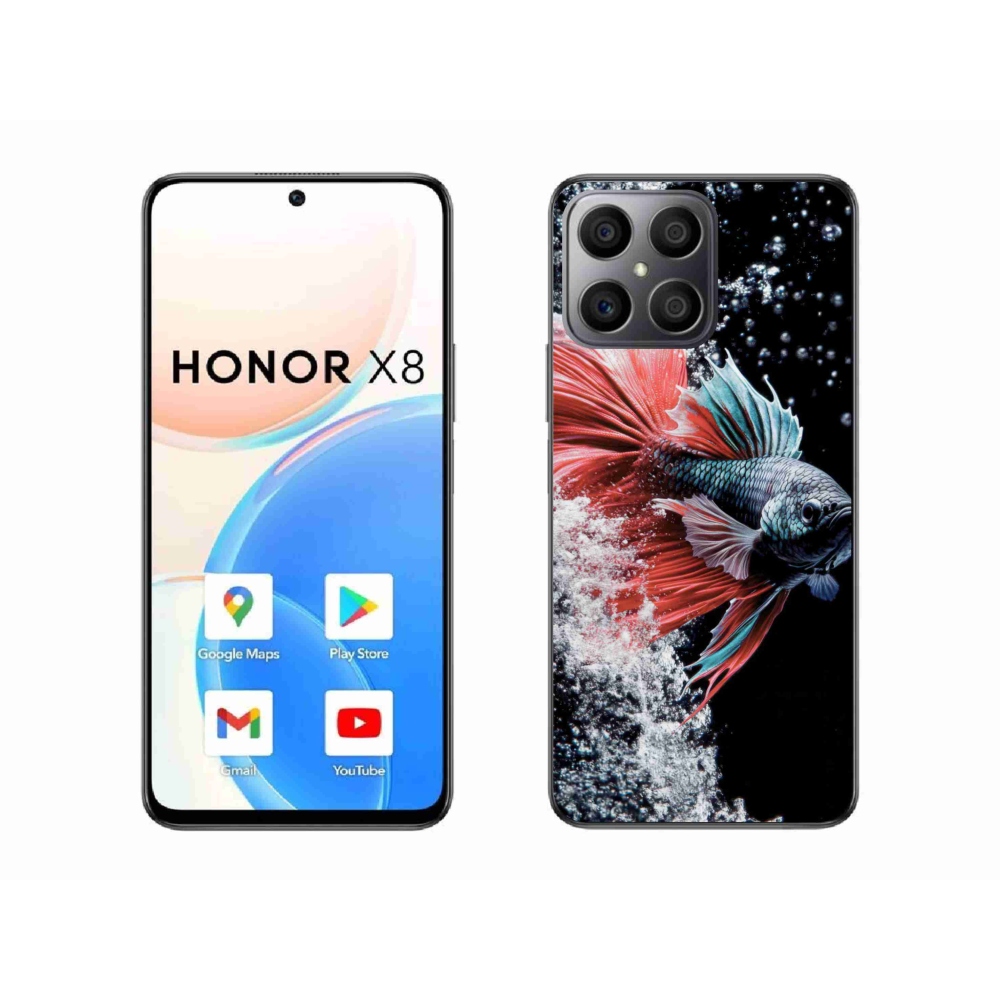 Gélový kryt mmCase na Honor X8 - bojovníčka pestrá