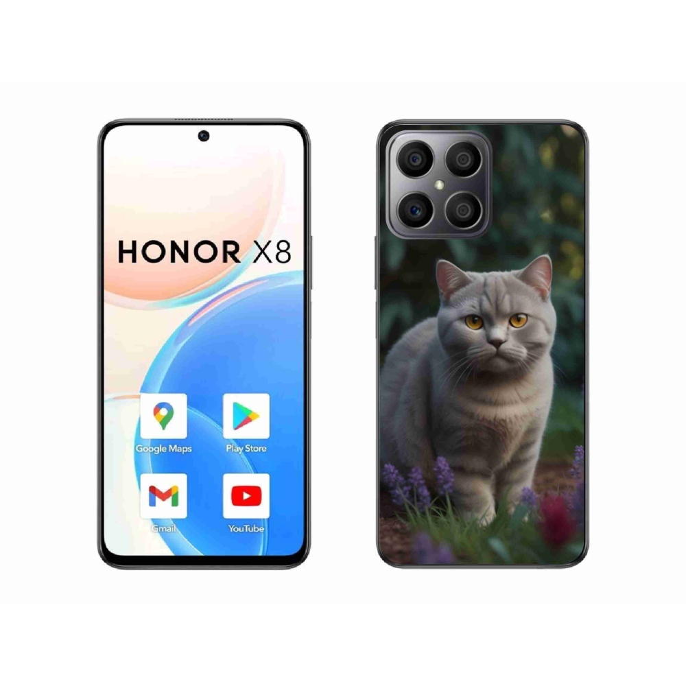 Gélový kryt mmCase na Honor X8 - britská mačka