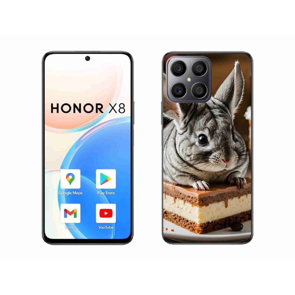 Gélový kryt mmCase na Honor X8 - činčila