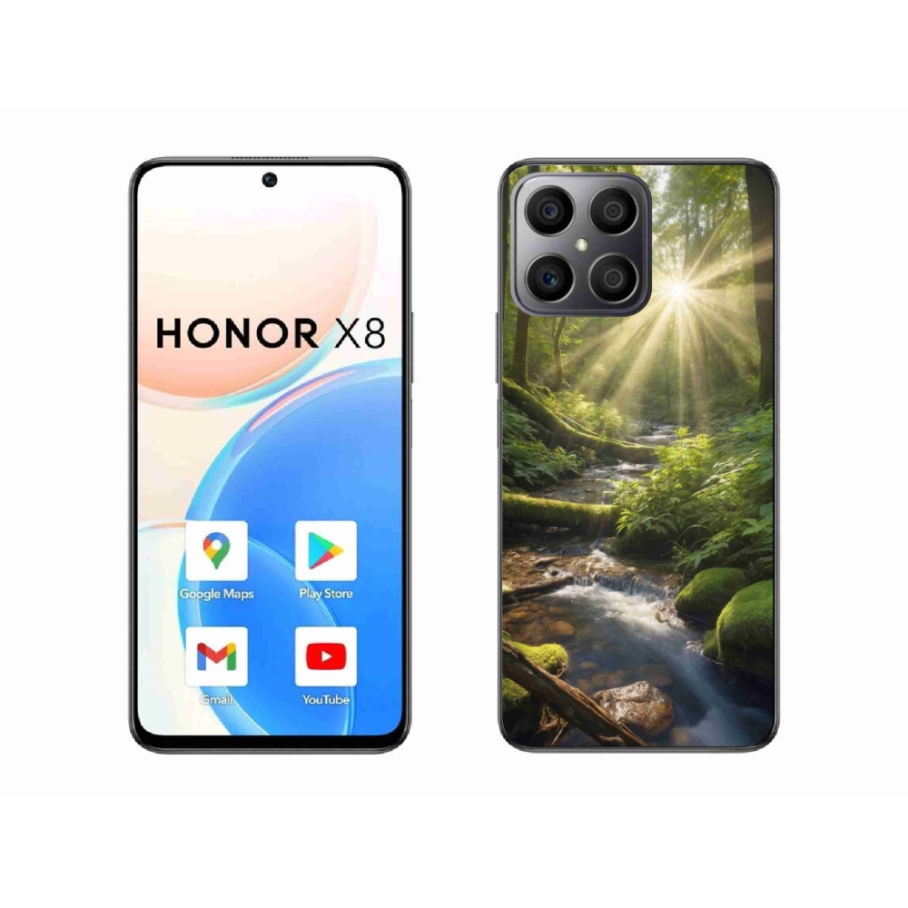 Gélový kryt mmCase na Honor X8 - hlbina lesa