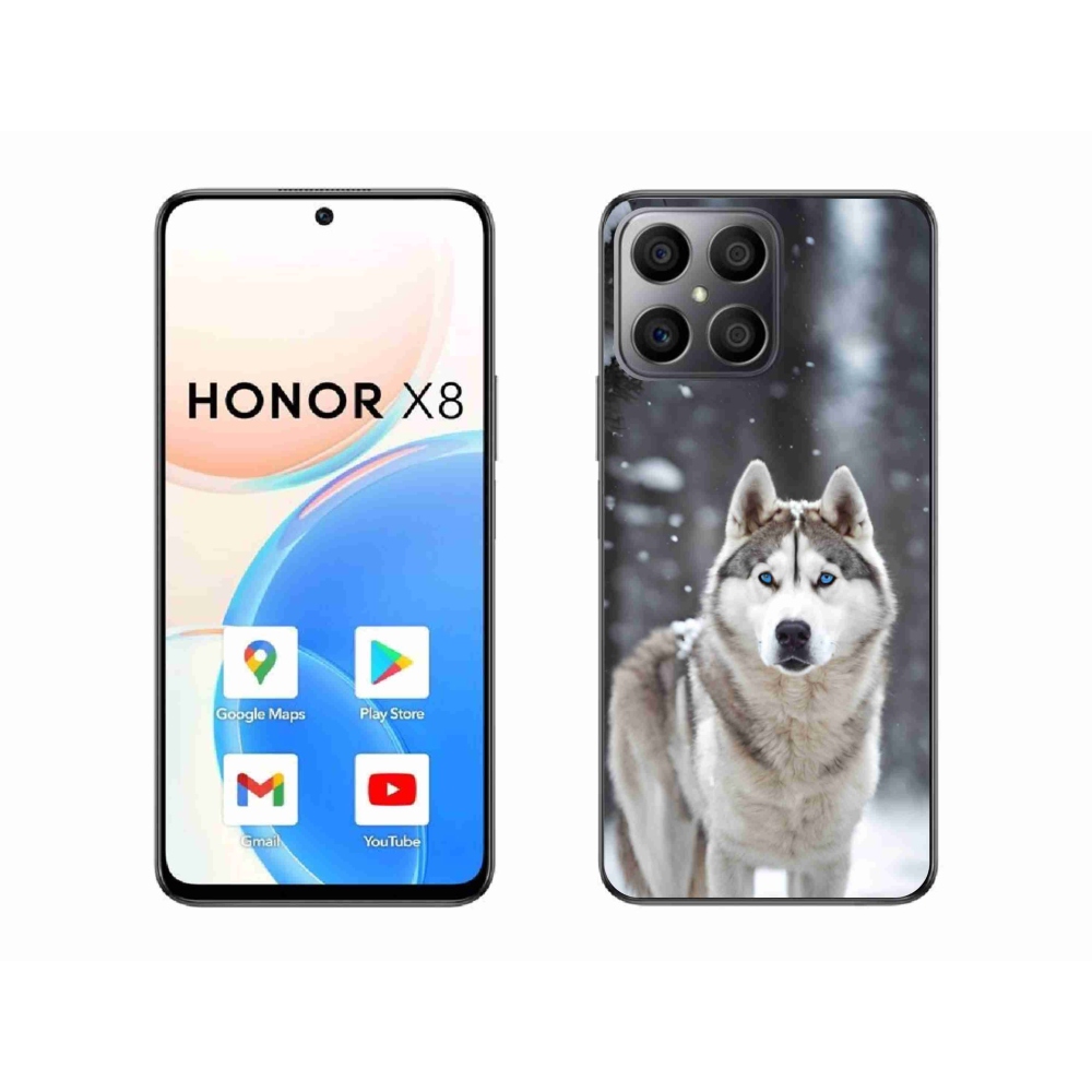 Gélový kryt mmCase na Honor X8 - husky 2