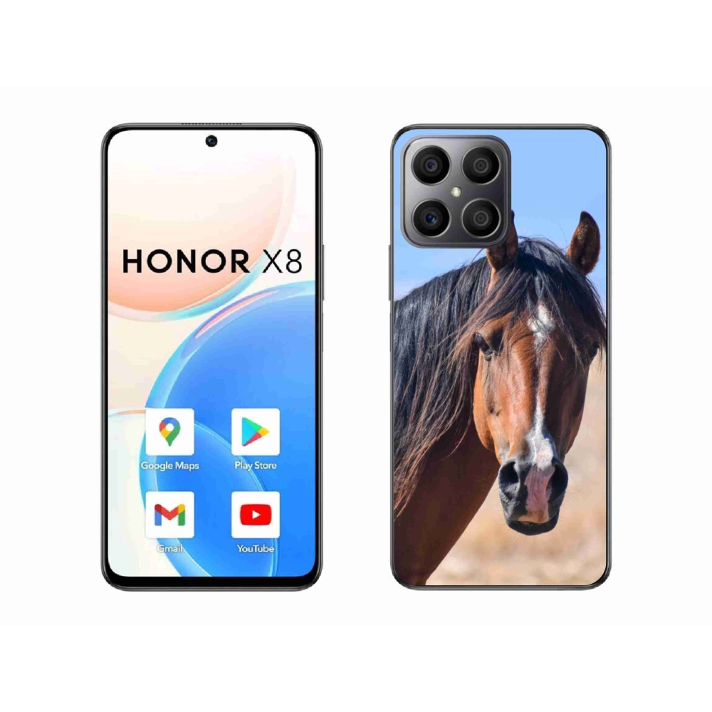 Gélový kryt mmCase na Honor X8 - pokojný kôň