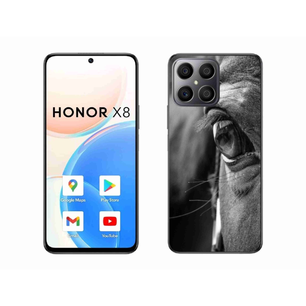 Gélový kryt mmCase na Honor X8 - konský pohľad