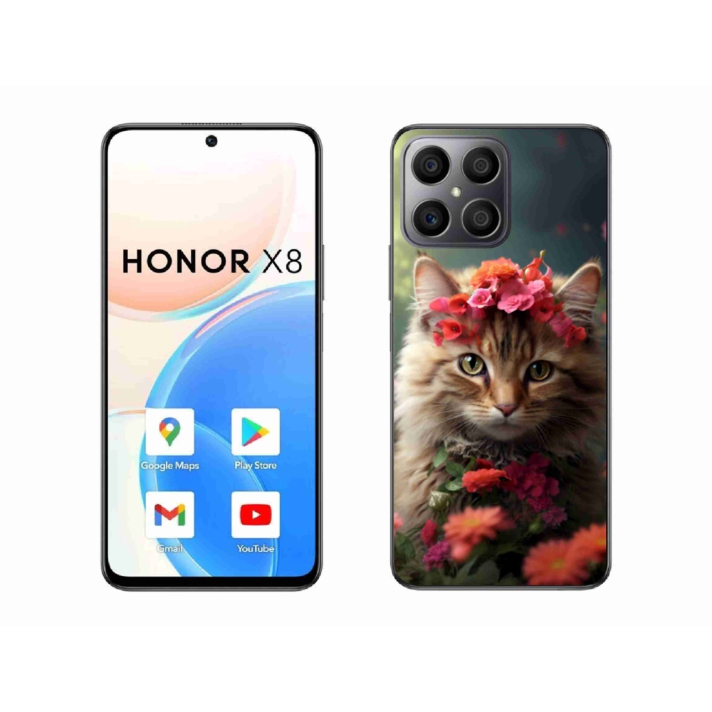 Gélový kryt mmCase na Honor X8 - mačacia princezná