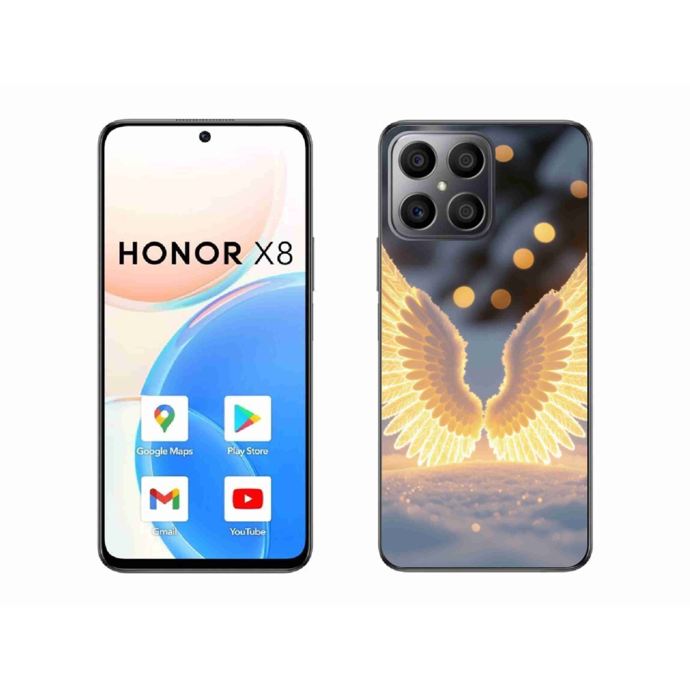 Gélový kryt mmCase na Honor X8 - krídla