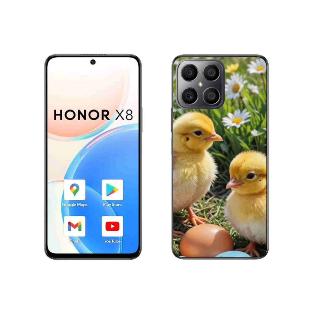 Gélový kryt mmCase na Honor X8 - kuriatka