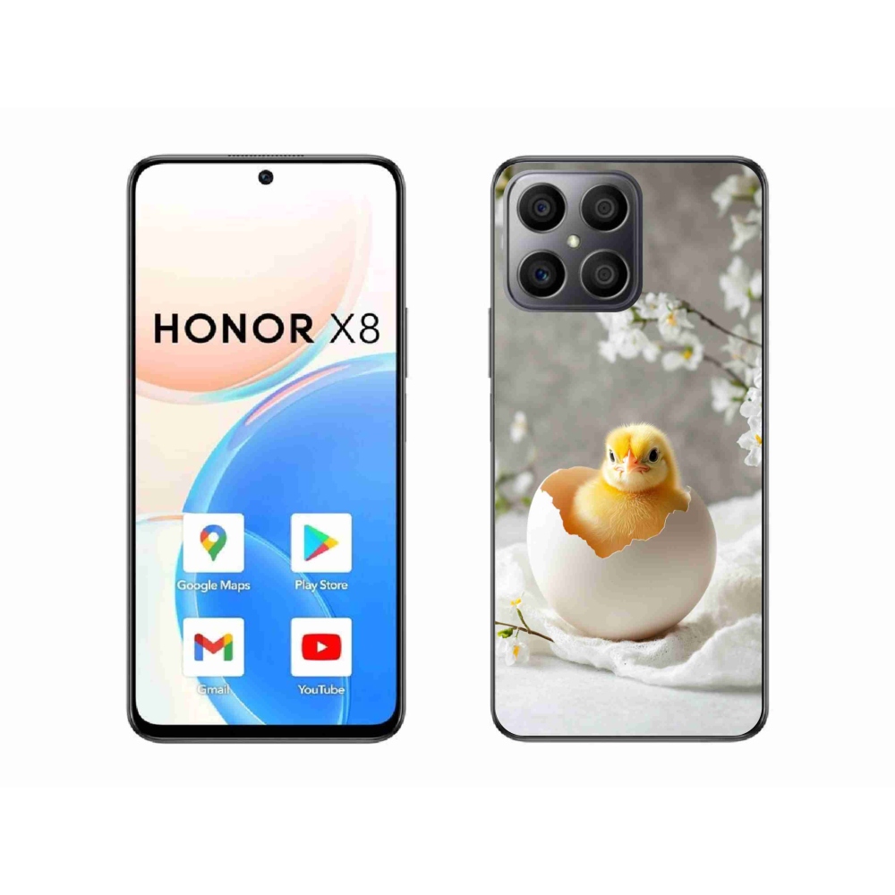 Gélový kryt mmCase na Honor X8 - kuriatko