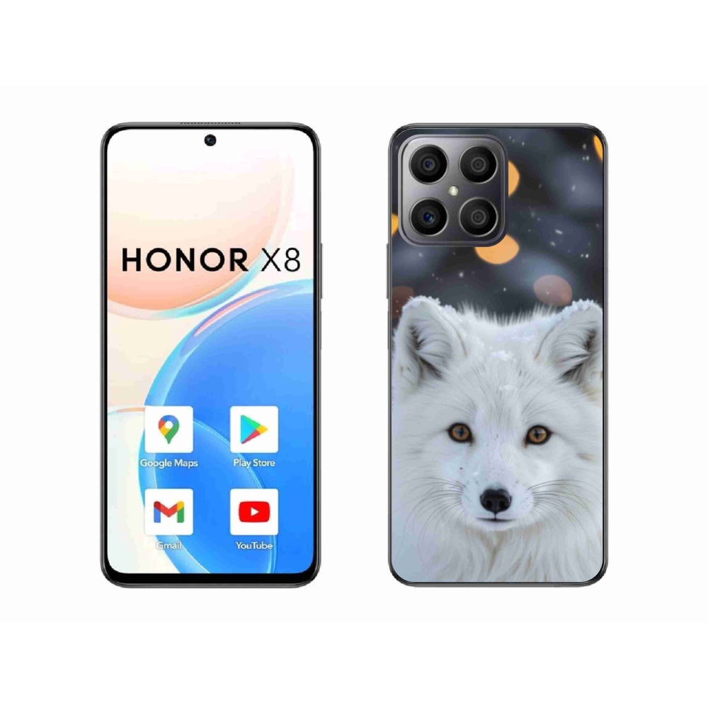 Gélový kryt mmCase na Honor X8 - líška polárna