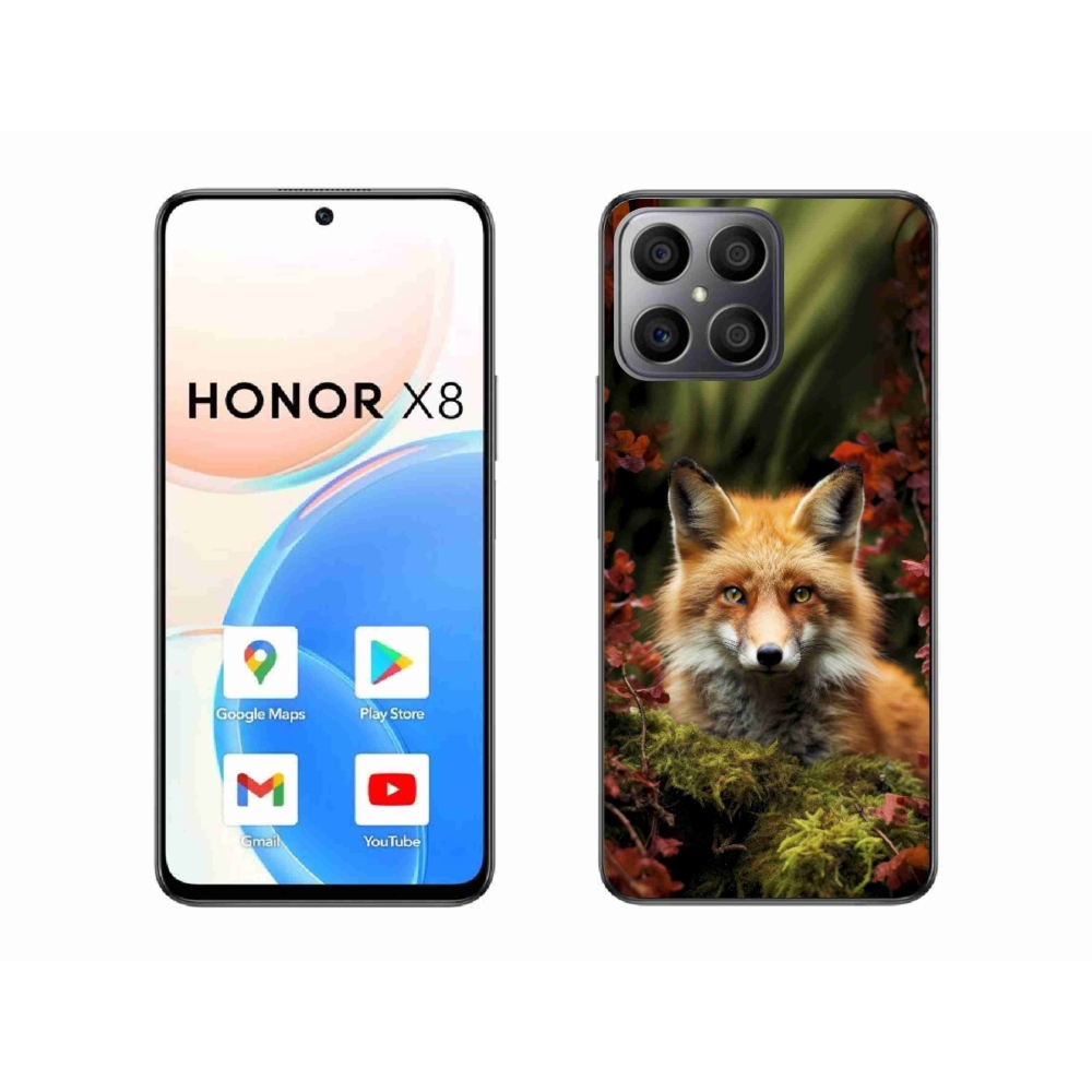 Gélový kryt mmCase na Honor X8 - líška v lese