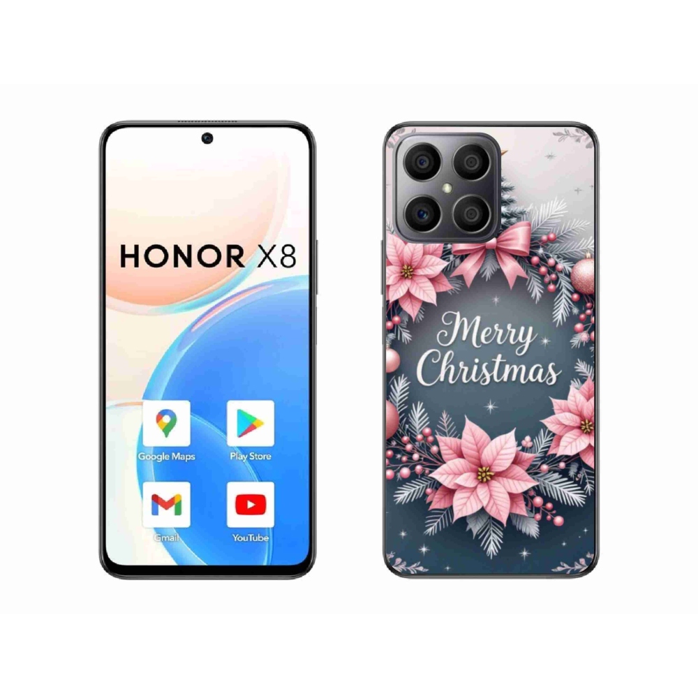 Gélový kryt mmCase na Honor X8 - merry christmas
