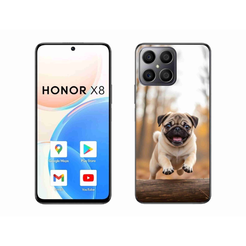 Gélový kryt mmCase na Honor X8 - mops 2