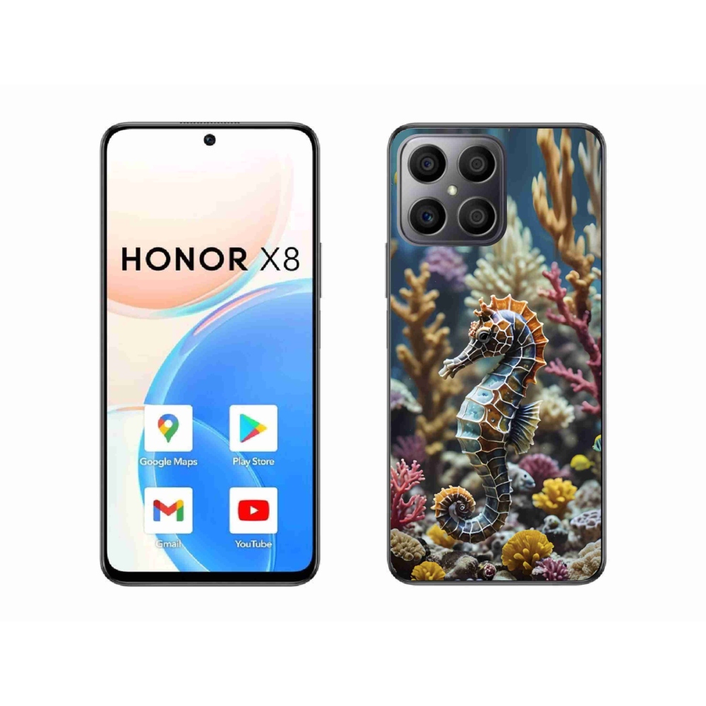 Gélový kryt mmCase na Honor X8 - morský koník 2